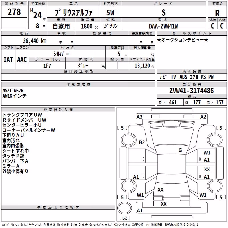 TOYOTA PRIUS ALPHA