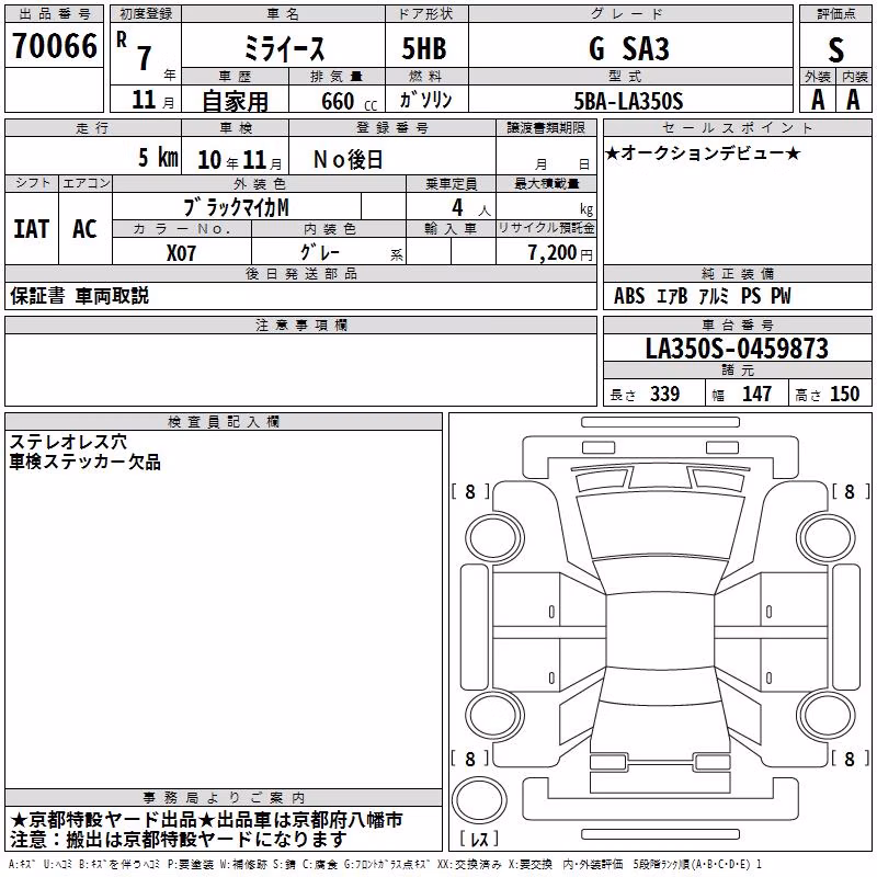DAIHATSU MIRA E:S