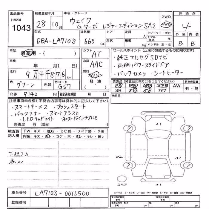 DAIHATSU WAKE