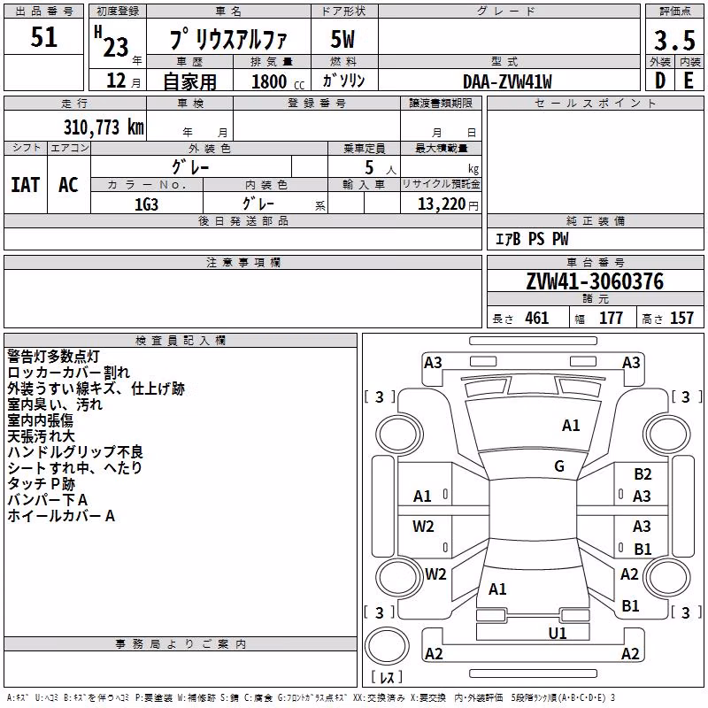 TOYOTA PRIUS ALPHA