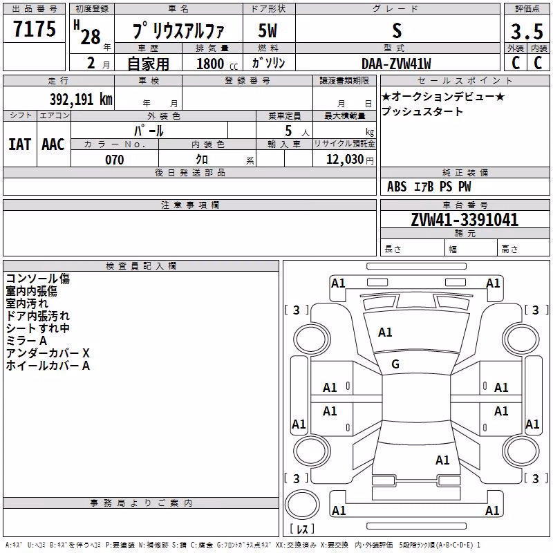 TOYOTA PRIUS ALPHA