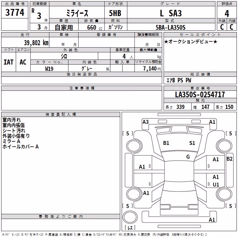 DAIHATSU MIRA E:S