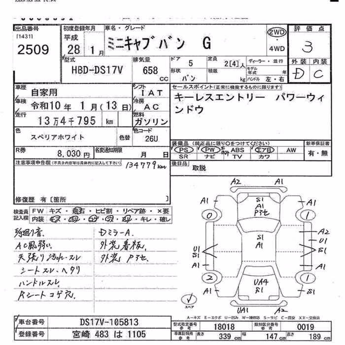 MITSUBISHI MINICAB