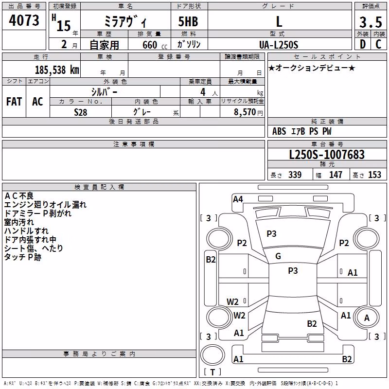 DAIHATSU MIRA AVY