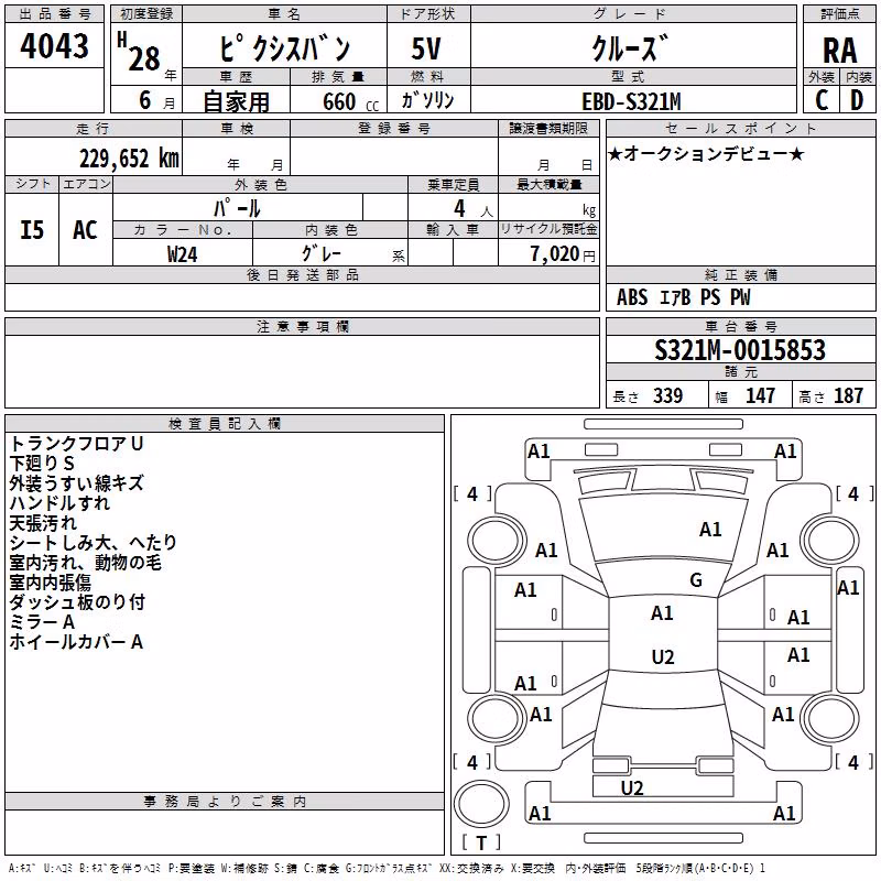 TOYOTA PIXIS VAN