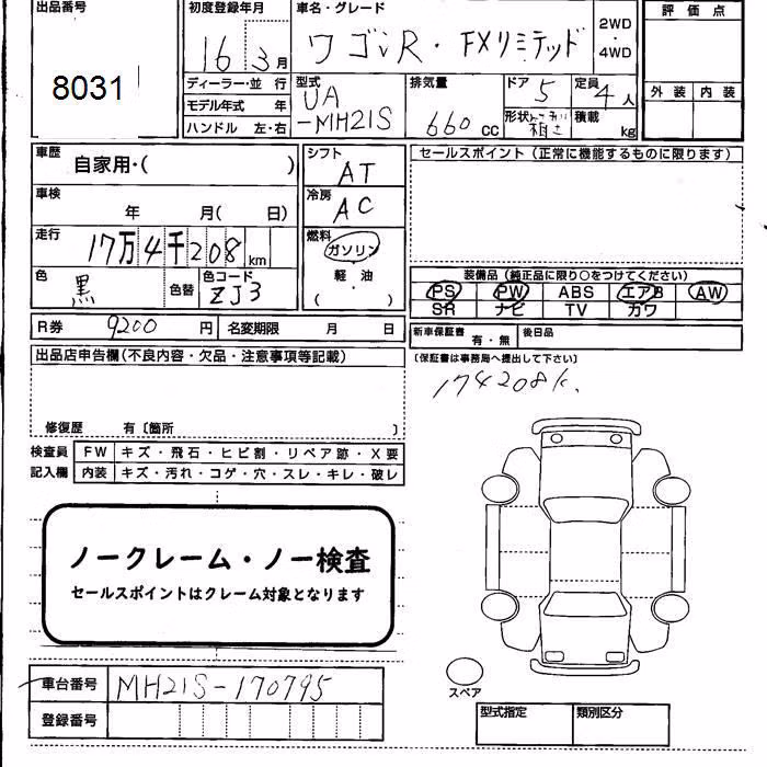 SUZUKI WAGON R