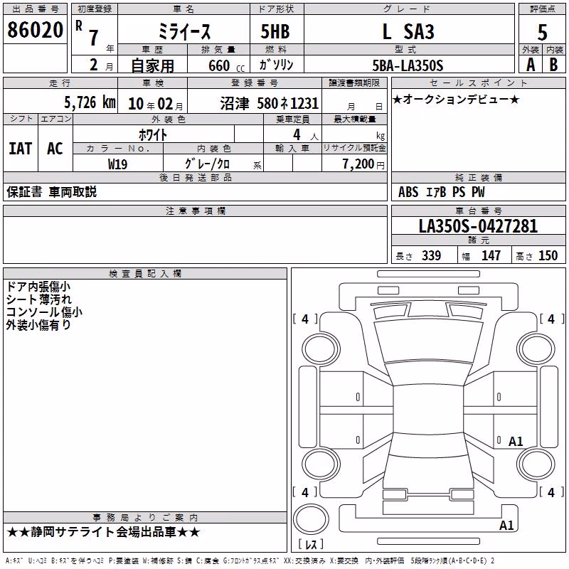 DAIHATSU MIRA E:S