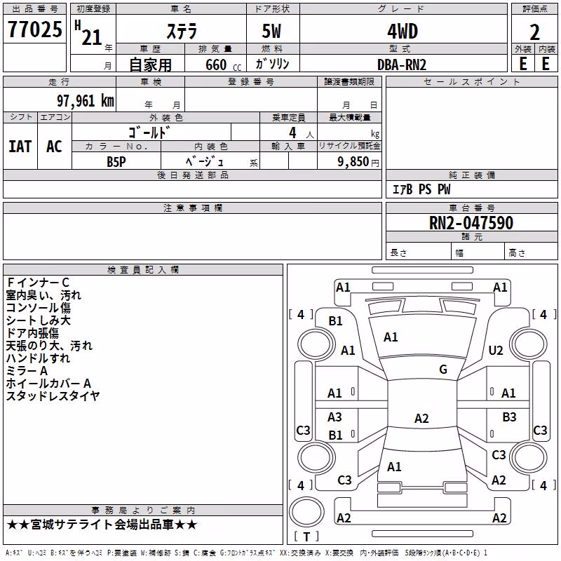 SUBARU STELLA