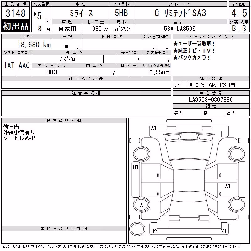DAIHATSU MIRA E:S