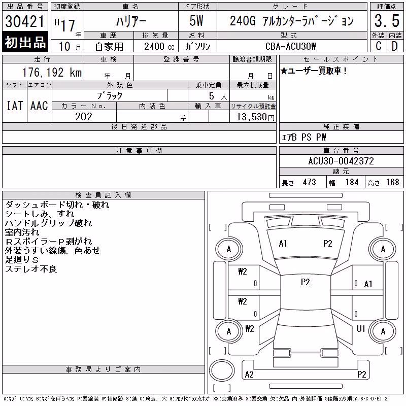 TOYOTA HARRIER