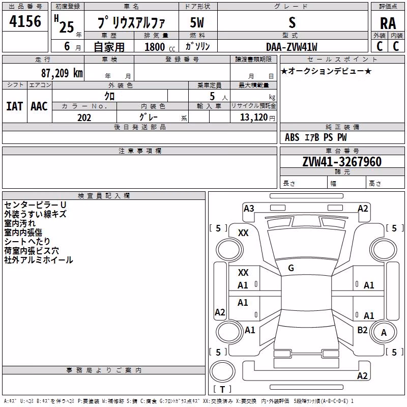 TOYOTA PRIUS ALPHA