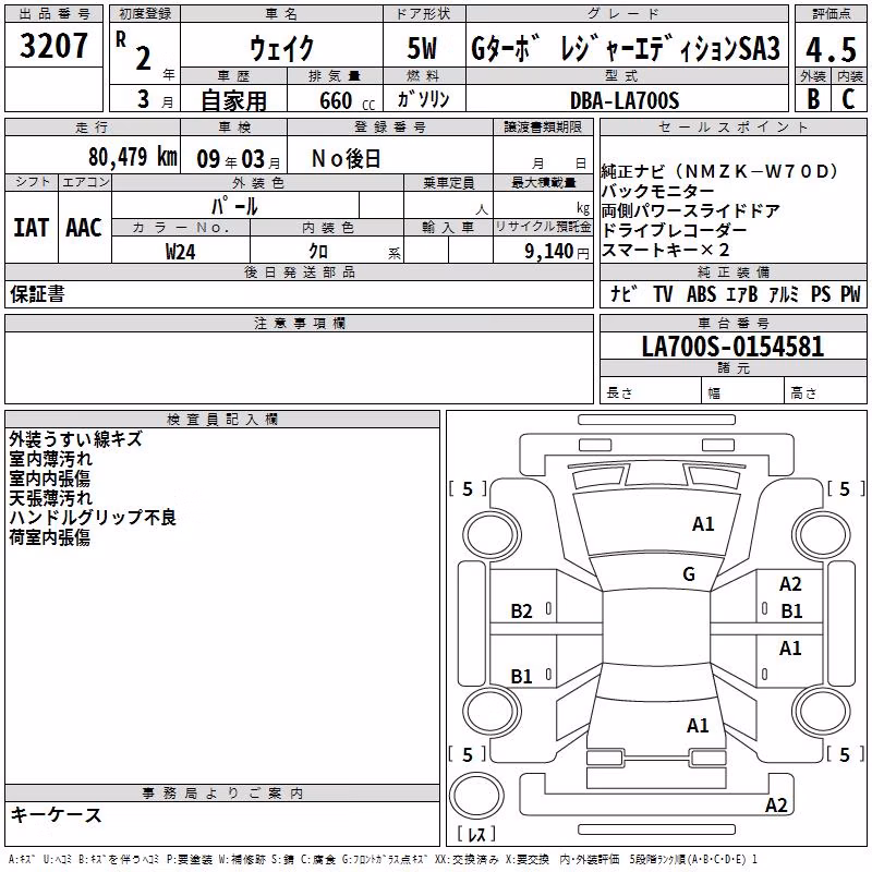 DAIHATSU WAKE
