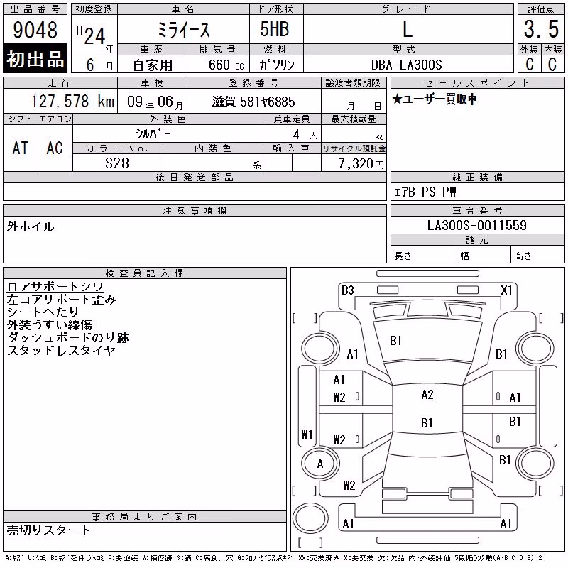 DAIHATSU MIRA E:S