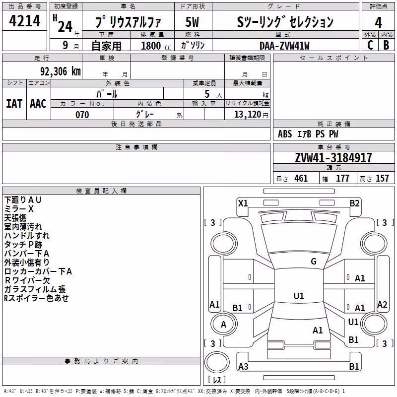 TOYOTA PRIUS ALPHA