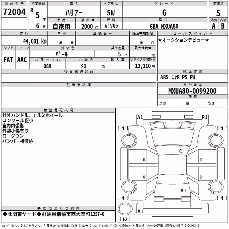 TOYOTA HARRIER