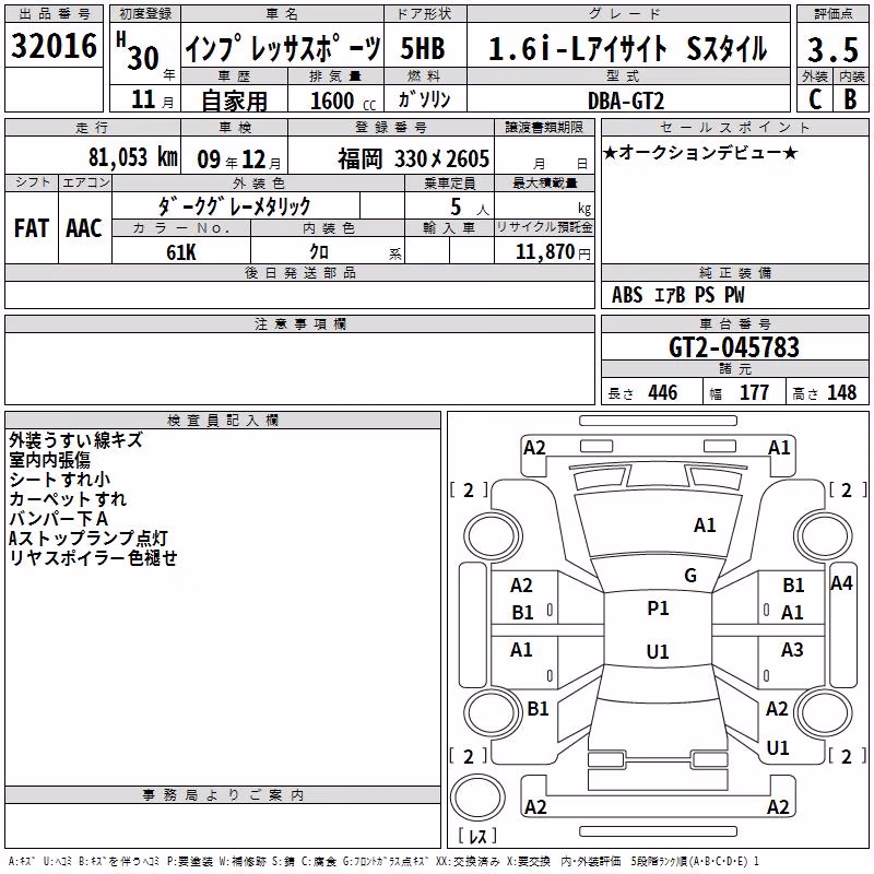 SUBARU IMPREZA