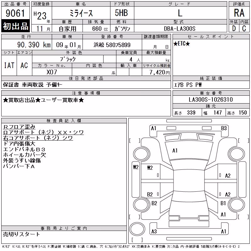 DAIHATSU MIRA E:S