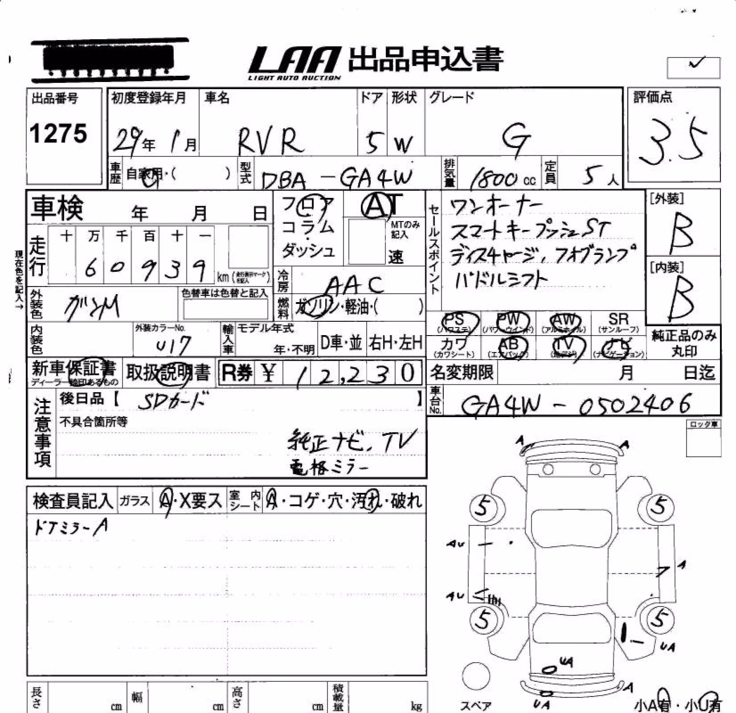MITSUBISHI RVR