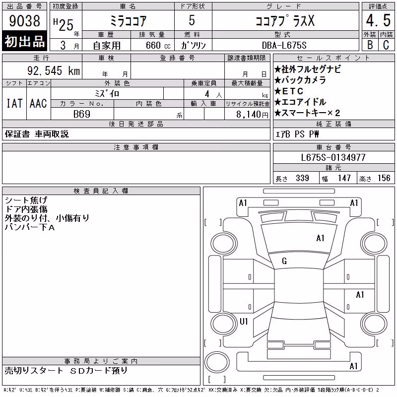 DAIHATSU MIRA COCOA