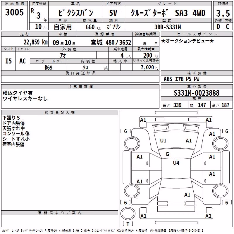 TOYOTA PIXIS VAN
