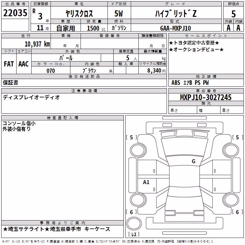 TOYOTA YARIS CROSS
