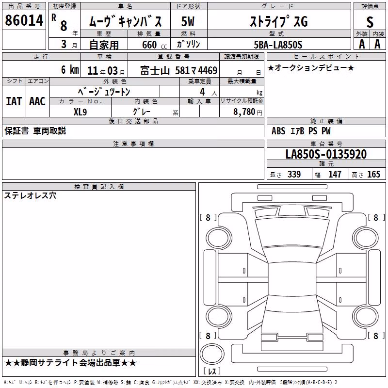 DAIHATSU MOVE CANBUS