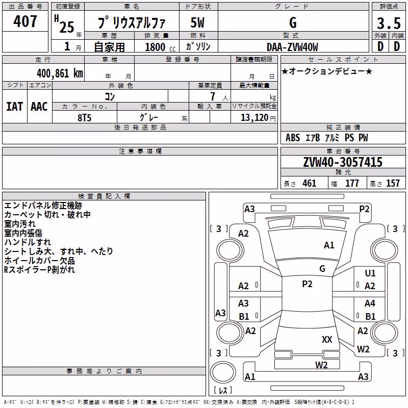 TOYOTA PRIUS ALPHA