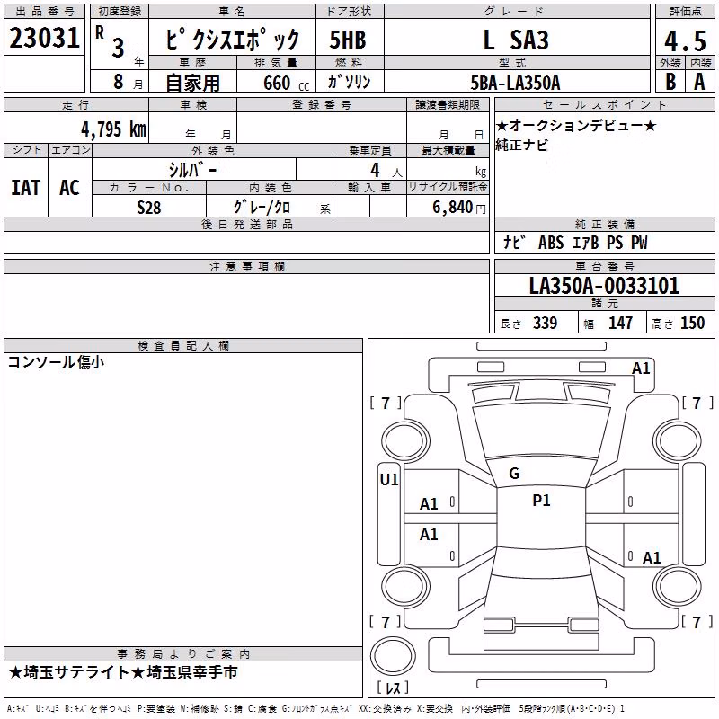 TOYOTA PIXIS EPOCH