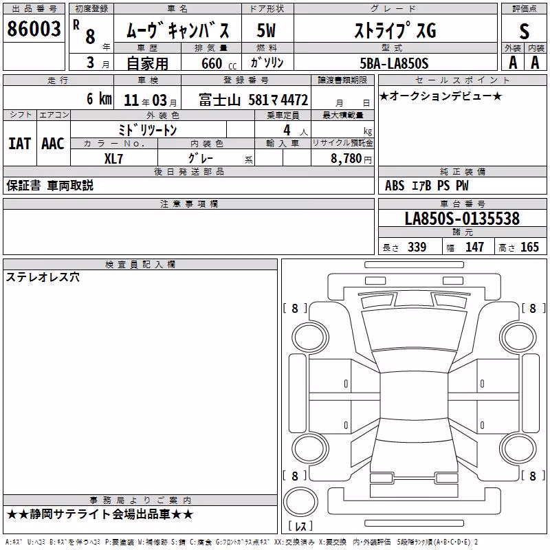 DAIHATSU MOVE CANBUS
