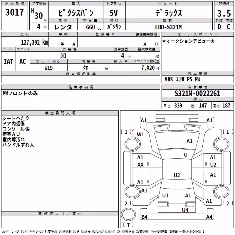 TOYOTA PIXIS VAN