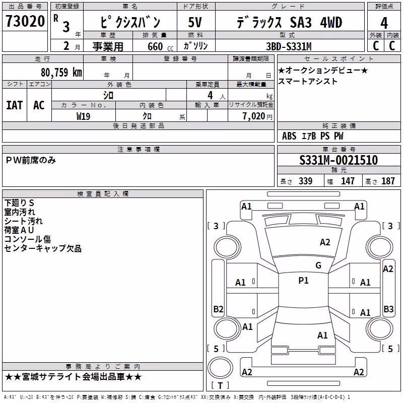 TOYOTA PIXIS VAN