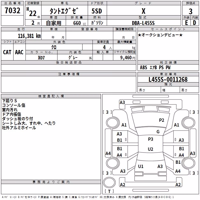 DAIHATSU TANTO EXE