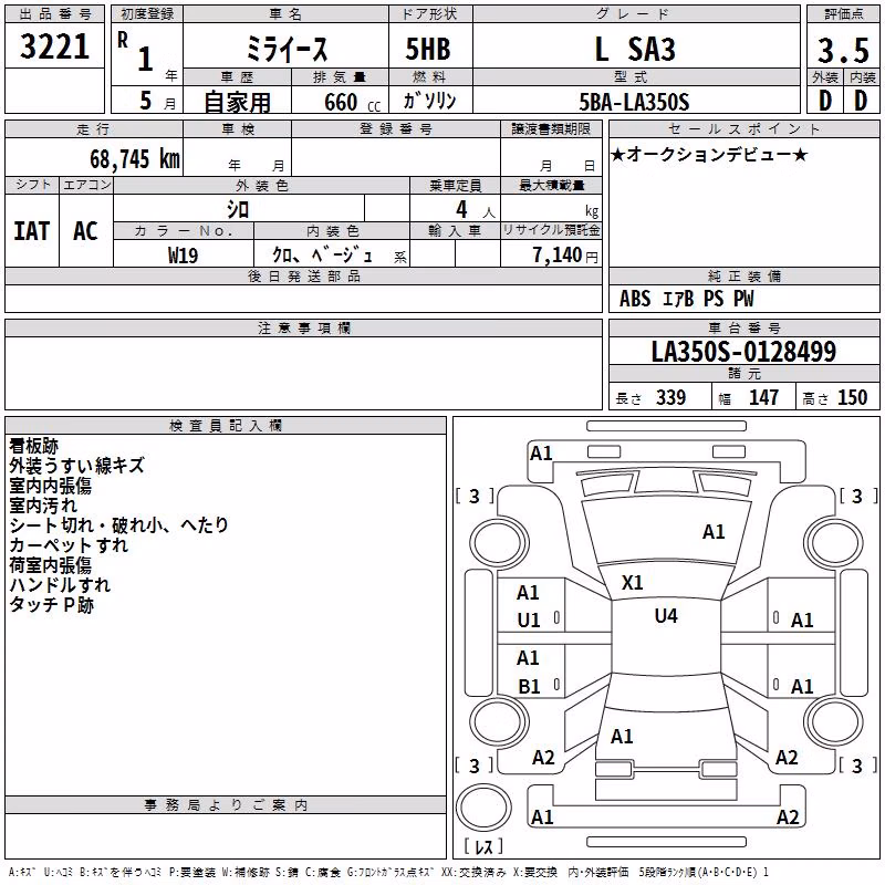 DAIHATSU MIRA E:S