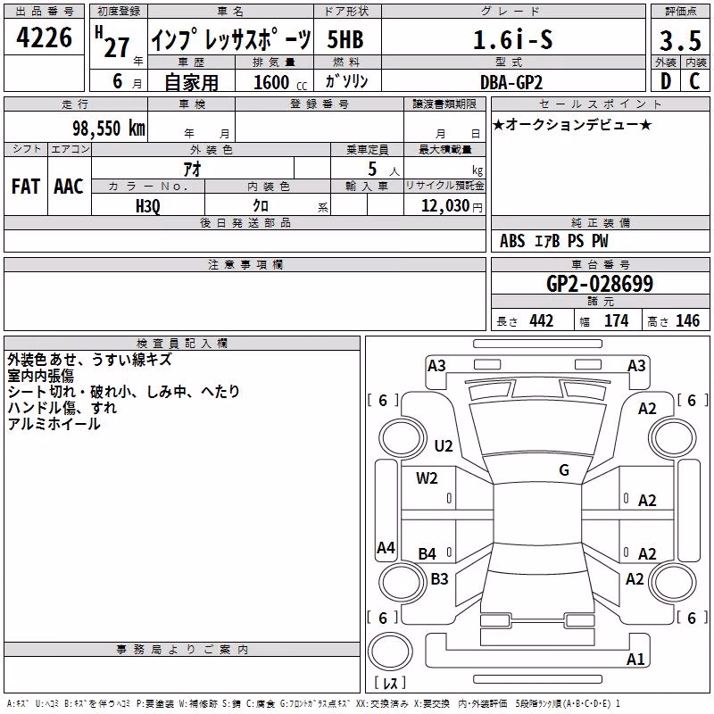 SUBARU IMPREZA