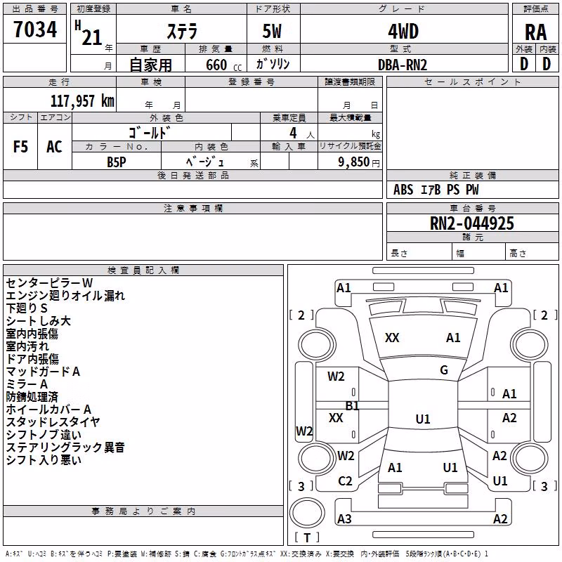 SUBARU STELLA