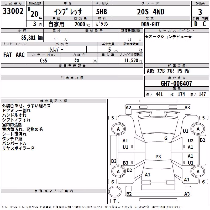 SUBARU IMPREZA
