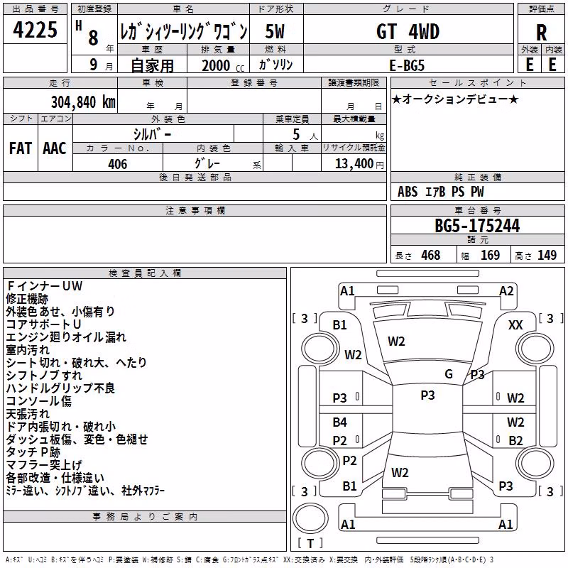 SUBARU LEGACY