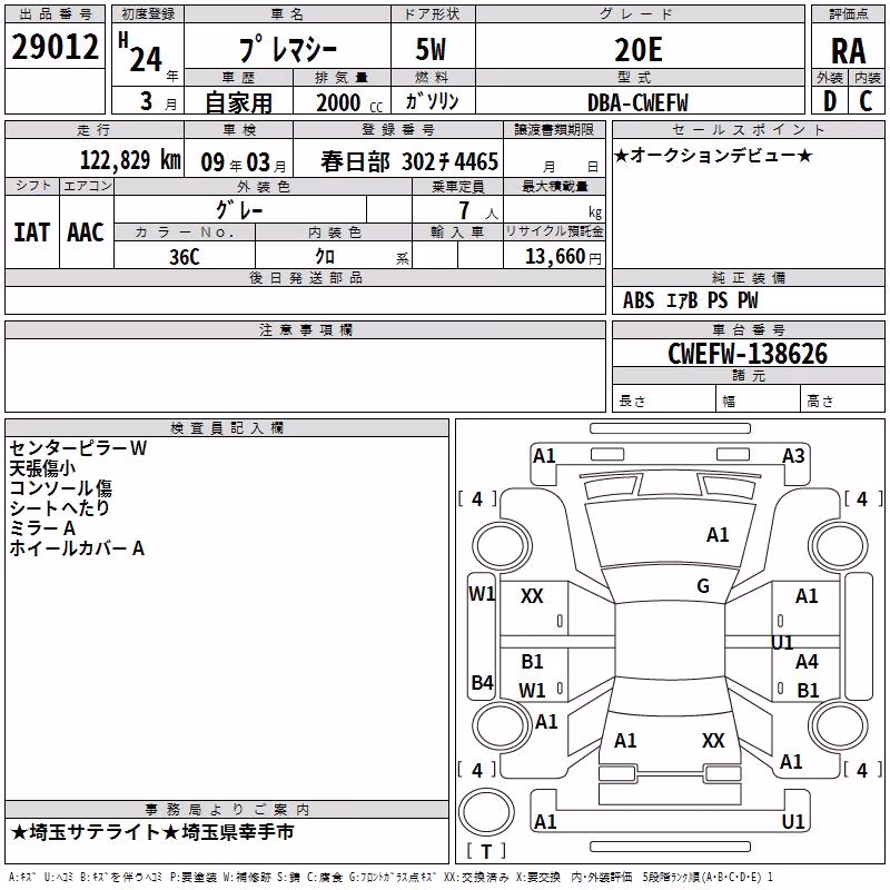 MAZDA PREMACY