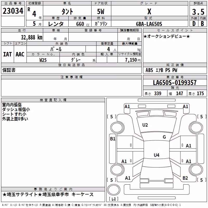DAIHATSU TANTO