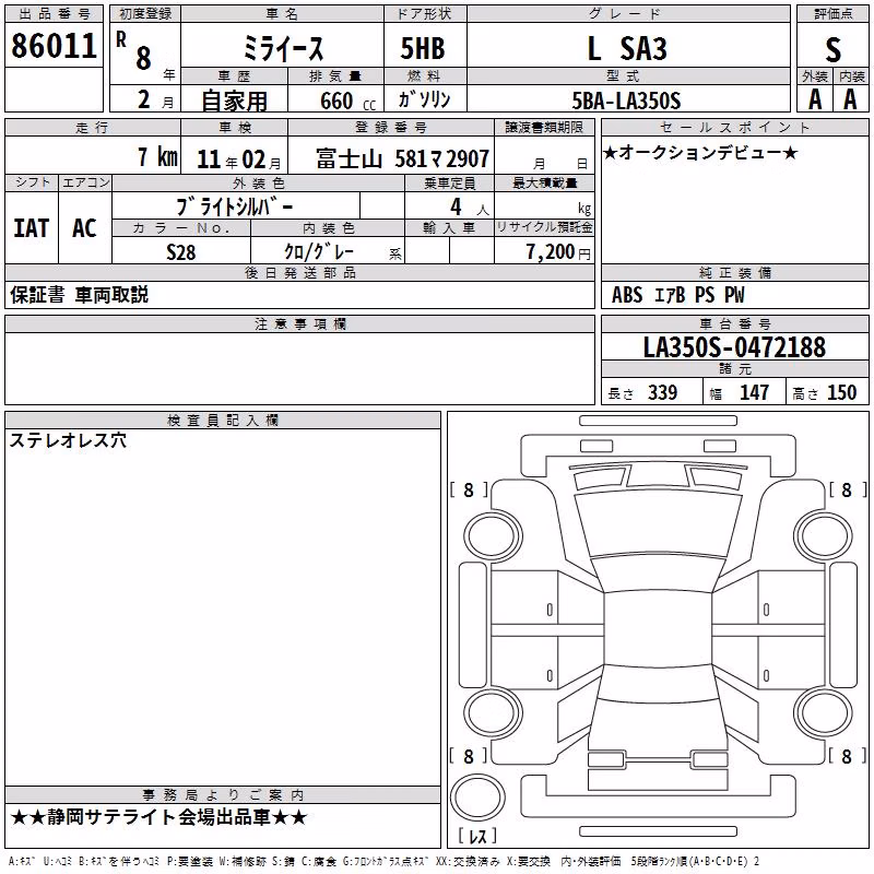 DAIHATSU MIRA E:S