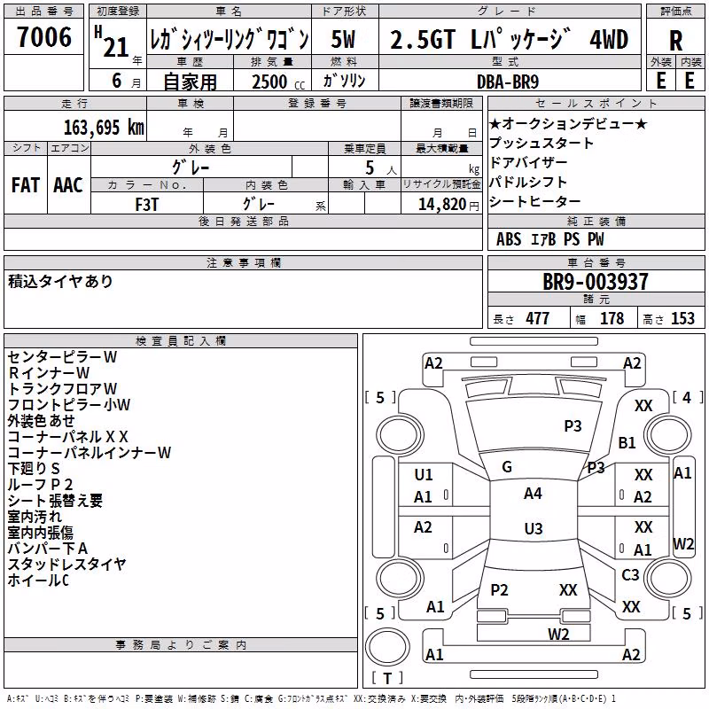 SUBARU LEGACY