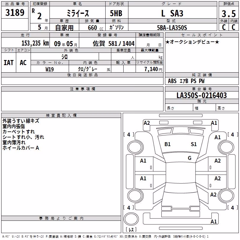 DAIHATSU MIRA E:S