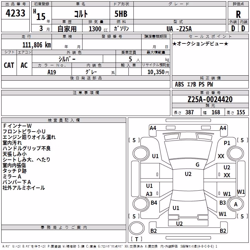 MITSUBISHI COLT