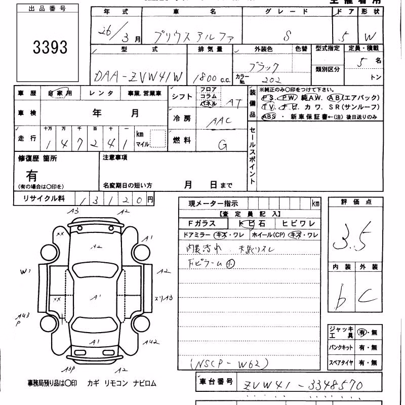TOYOTA PRIUS ALPHA