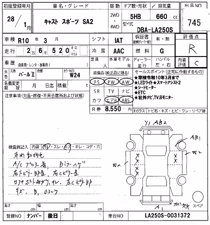 DAIHATSU CAST