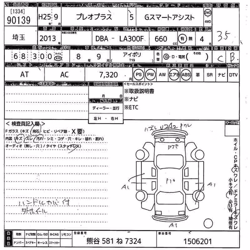 SUBARU PLEO PLUS