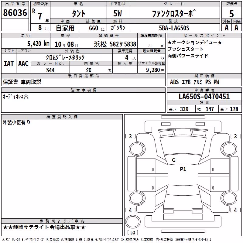 DAIHATSU TANTO