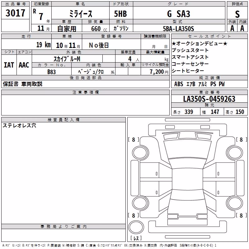 DAIHATSU MIRA E:S