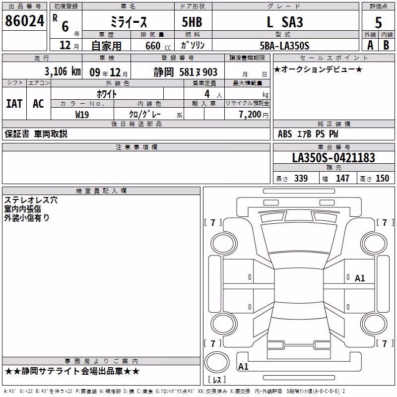 DAIHATSU MIRA E:S