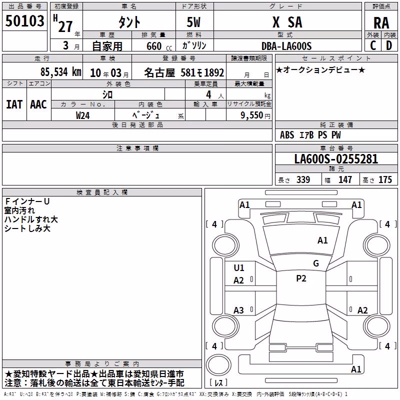 DAIHATSU TANTO